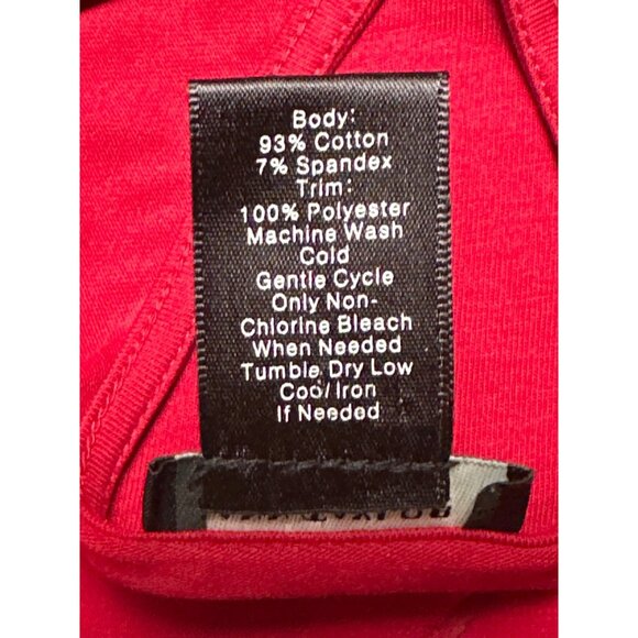 Ann Taylor Medium Red Sleeveless Layered Tank Top Night Out Club Party Fit Chic - Picture 9 of 12